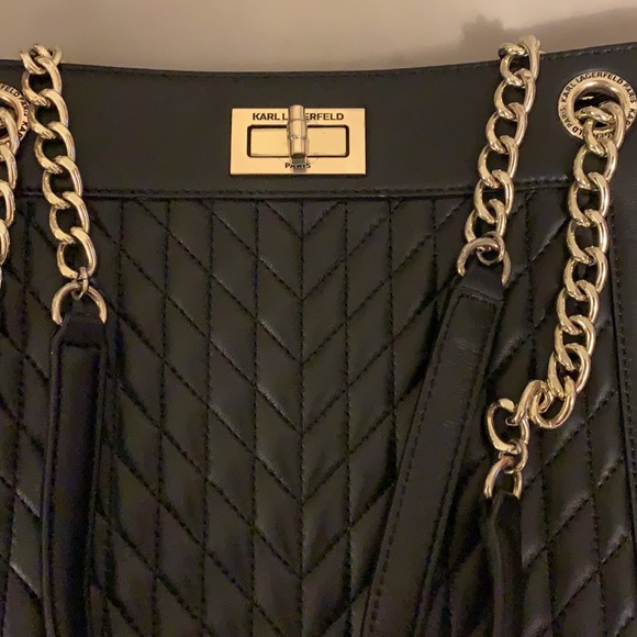 Karl Lagerfeld black shoulder bag - Picture 5 of 8